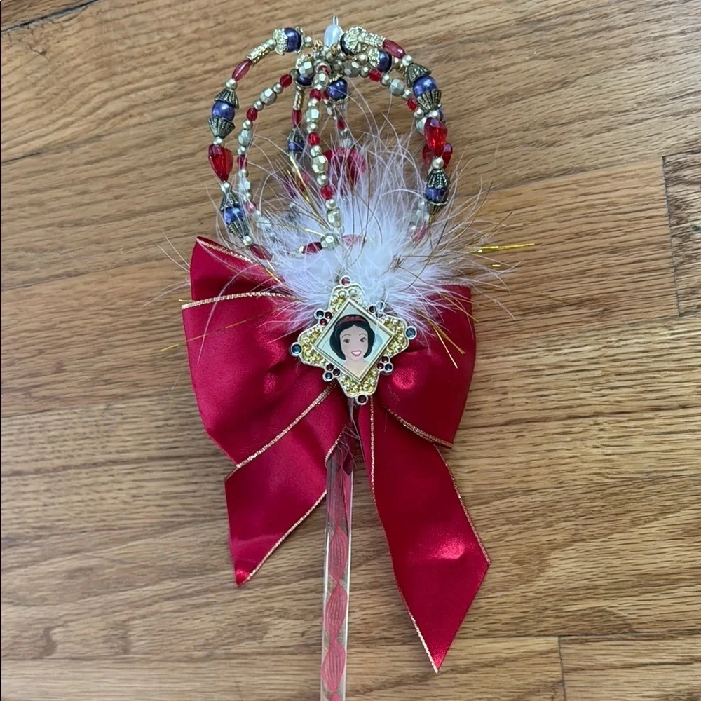 Disney Princess Snow White Red Deluxe Wand for Halloween Costume Dress-Up Prop